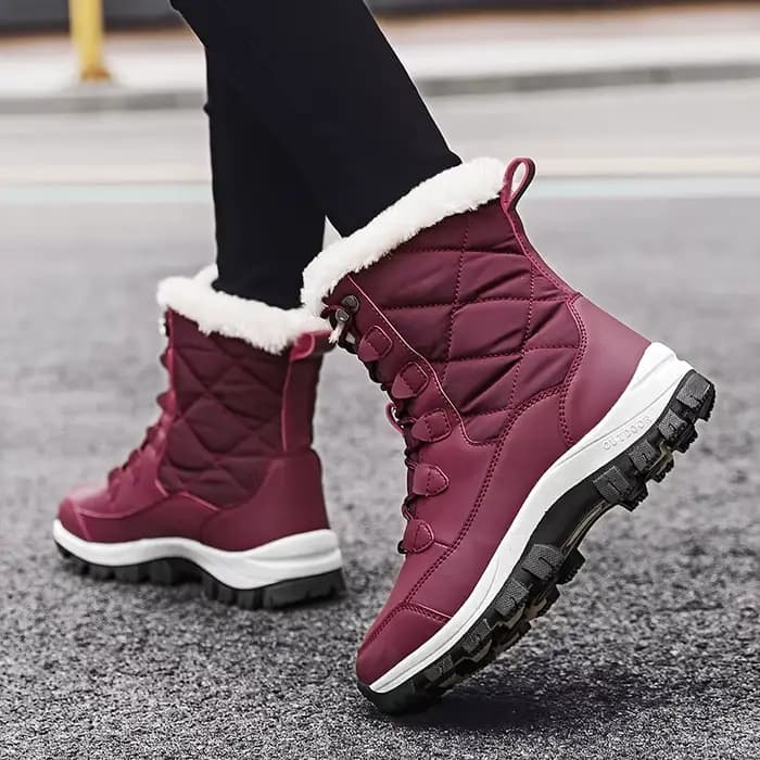 ELUVA femmes bottes d'hiver imperméable anti-dérapant