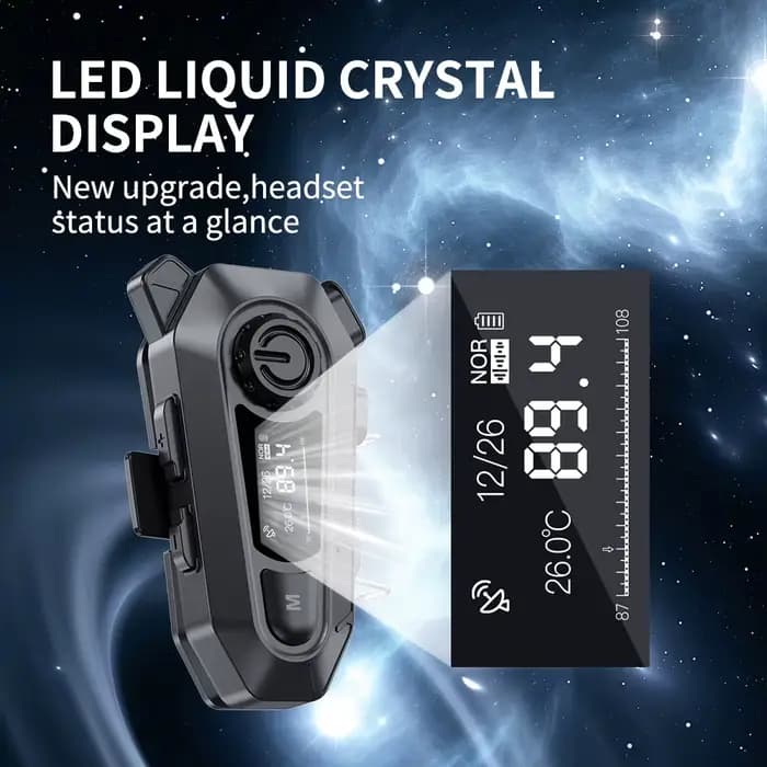Casque de moto V5.4, Kit mains libres Bluetooth