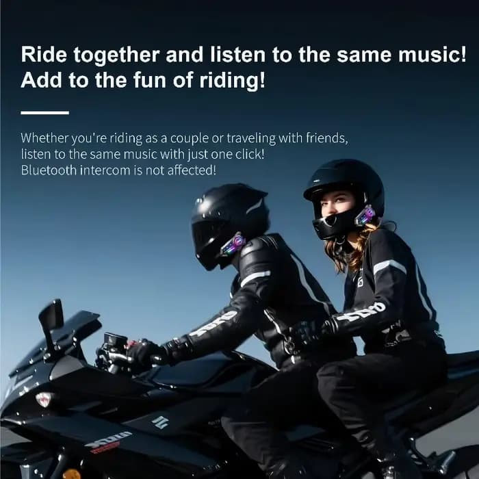 Casque de moto X3 Pro avec casque Bluetooth