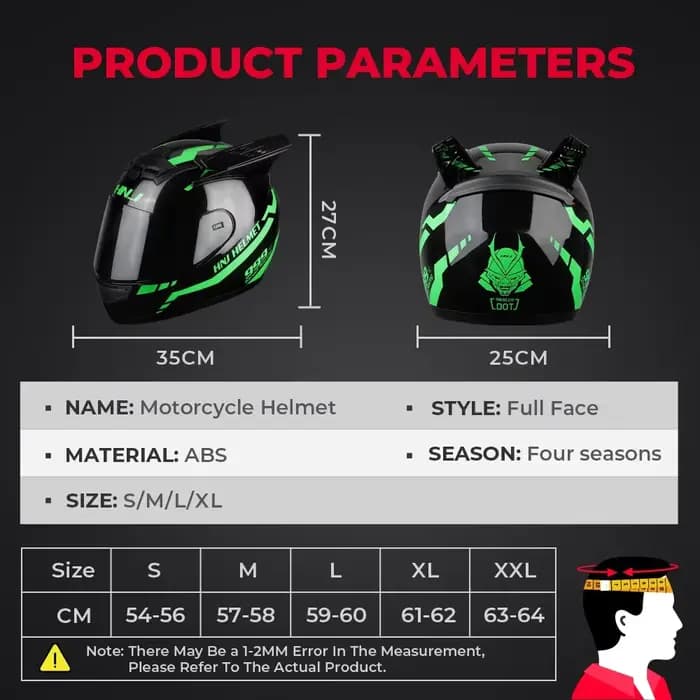 Casques de Moto personnalité corne casque de Motocross