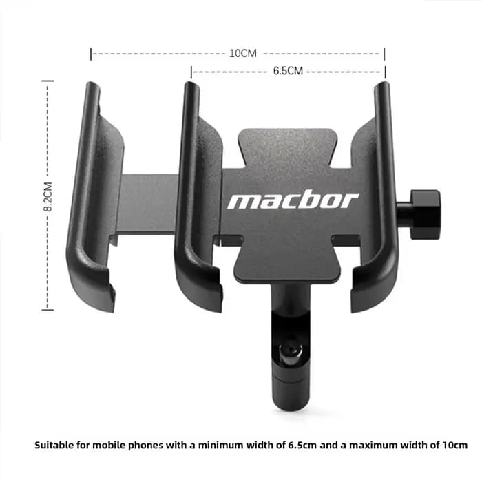 Support de Navigation en alliage absorbant les chocs pour téléphone de moto