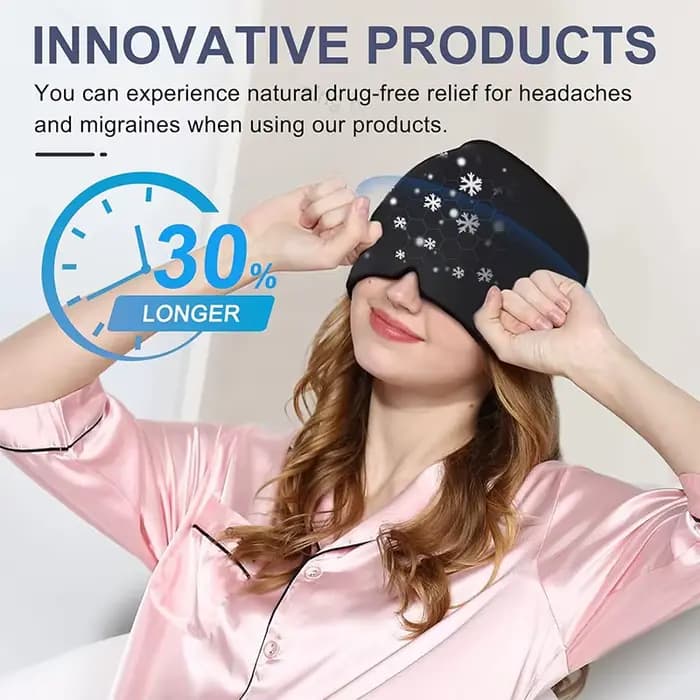 Casquette de soulagement de la Migraine pour hommes et femmes