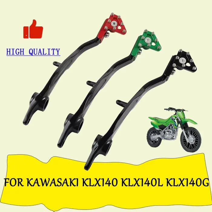 Accessoires de moto, levier de frein arrière forgé anti-chute pour Kawasaki KLX140 KLX140L KLX140G KLX 140 140L KLX 140G