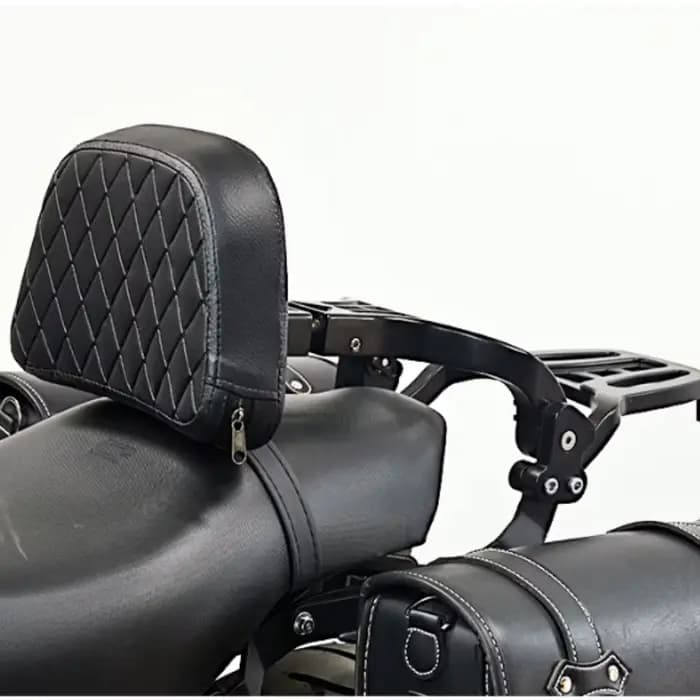 Dossier pliable et porte-bagages arrière pour motos ZONTES 125C - Accessoires