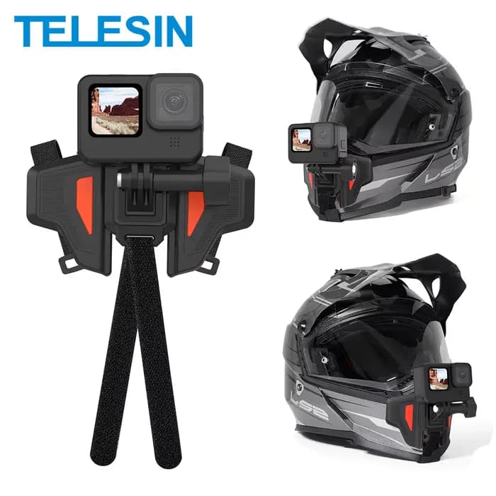TELESIN – sangle de montage pour casque de moto