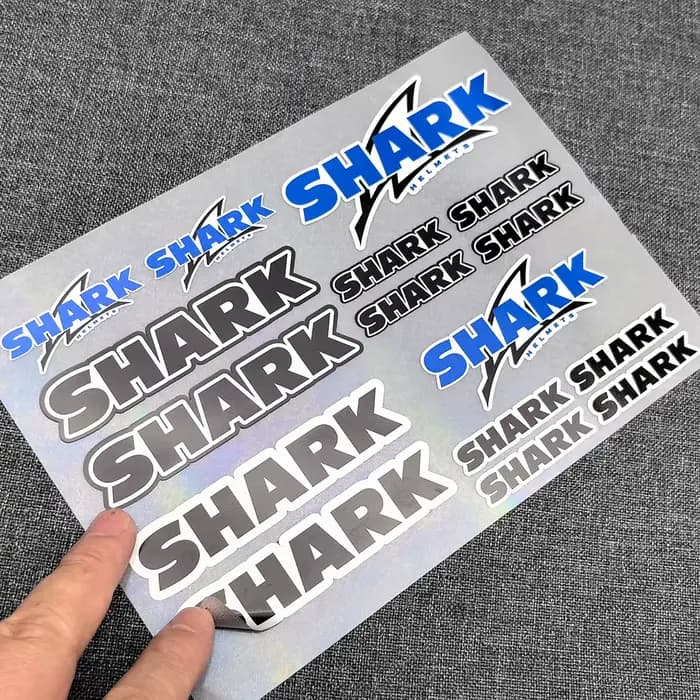 Ensemble d'autocollants pour casque SHARK