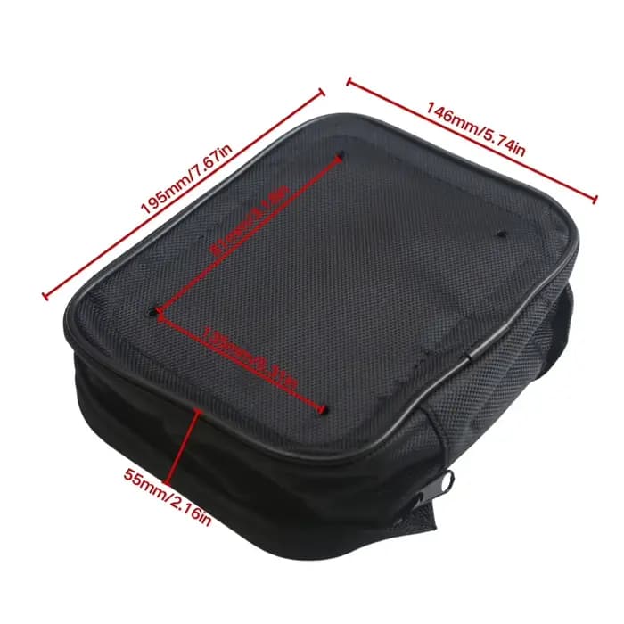 Sac de rangement pour équipement de moto