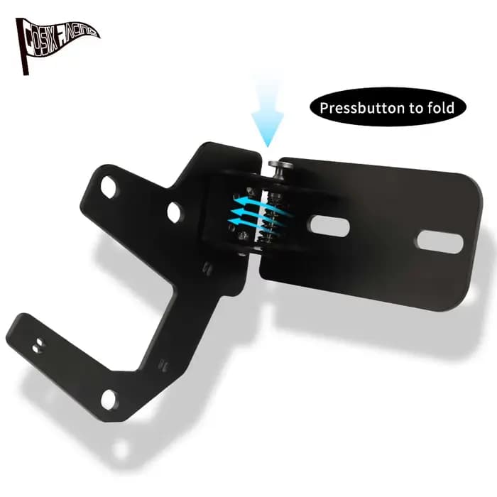 Accessoires de moto Modification support de plaque d'immatriculation latéral pliable adapté FTR 1200 2019-2025