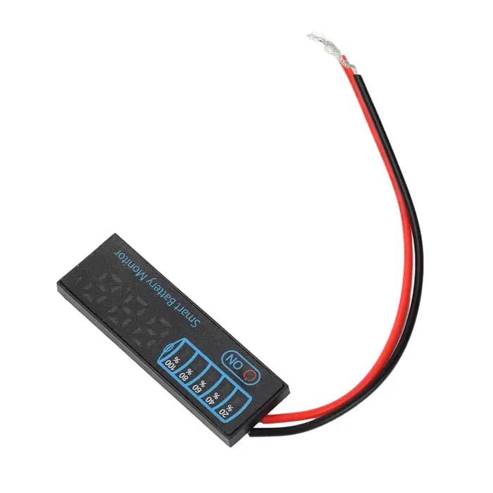 Indicateur de niveau de batterie DC7-40V 12V 24V 36V 48V