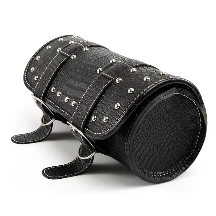 Sacoche de moto en cuir