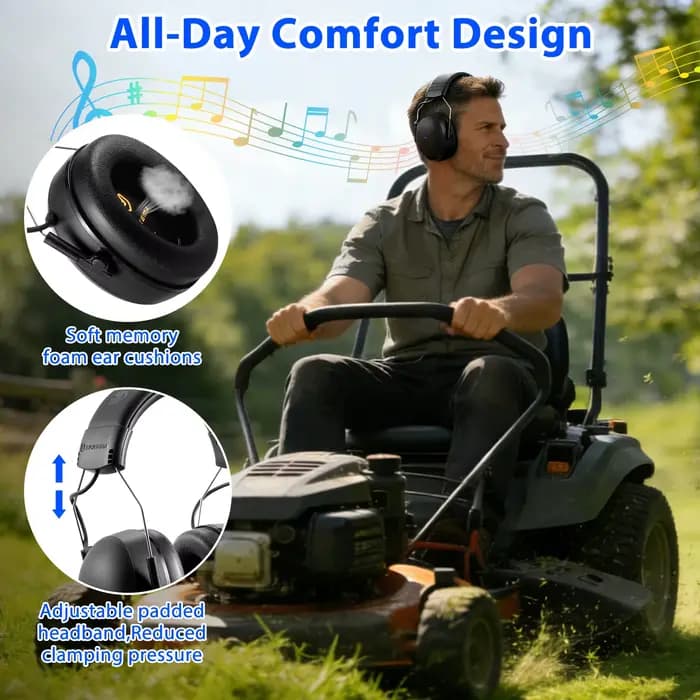 Casque de protection auditive YAKEMA avec Bluetooth 6.0