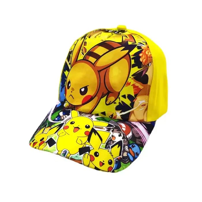 Casquette de Baseball Pokemon, chapeau Pikachu réglable, Cosplay Pokemon, Hip Hop, pour enfants, filles et garçons, figurines d'anime, jouets, cadeaux pour enfants