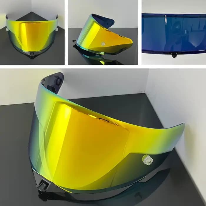 Visière transparente anti-décoloration pour casque de moto KYT TT REVO