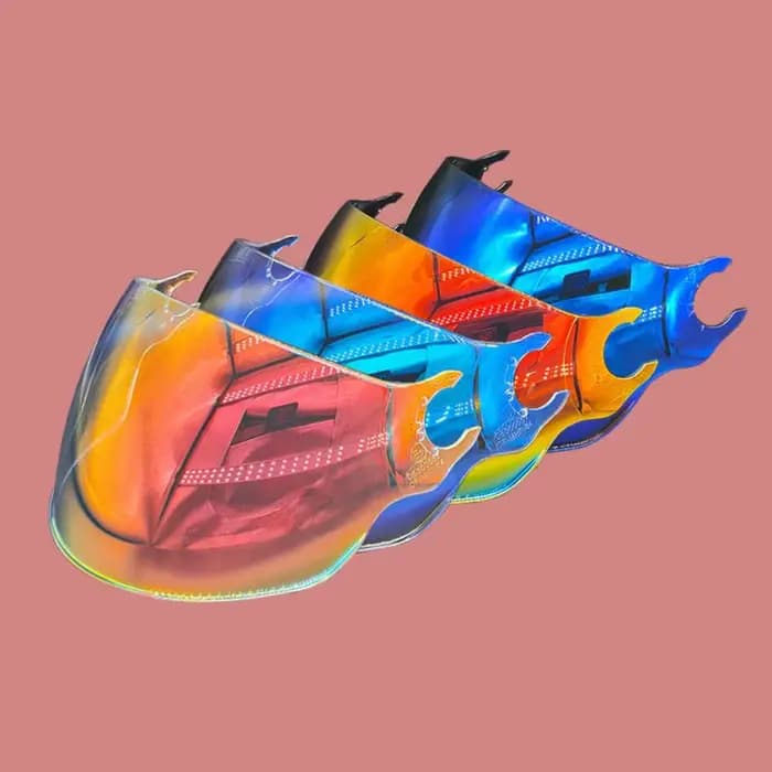 Coupe-vent LS2 casque visière miroir