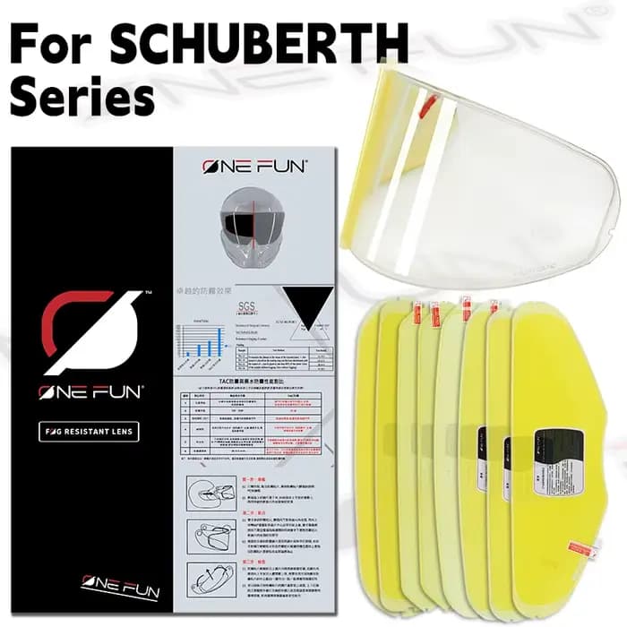 Visière anti-buée pour casque demi-coque SCHUBERTH C5/E2/S3 M1 PRO