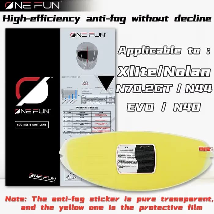 Visière Anti-buée pour Nolan N70.2GT N44 N44 EVO N40 FULL N40.5GT N40.5 N100.3 N100.4