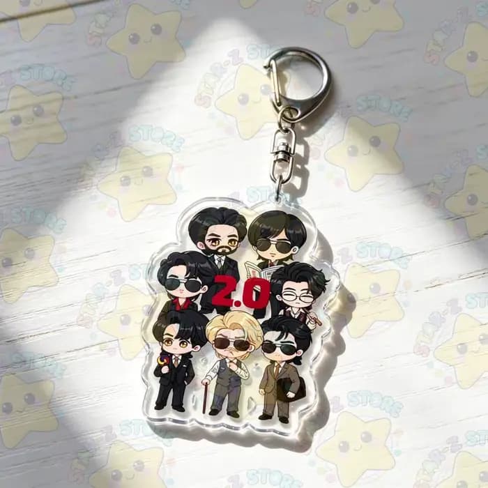Porte-clés mignons Kpop, dessins animés Chibi, accessoires de sac, bijoux, cadeaux pour fans de manga