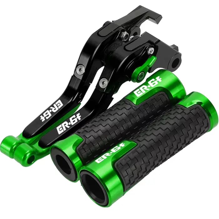 ER 6F accessoires de moto levier d'embrayage de frein poignées de guidon pour KAWASAKI ER6F