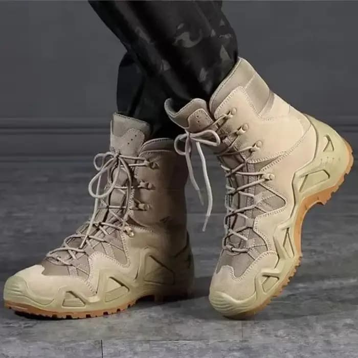 Bottes tactiques de Combat imperméables pour hommes, bottes de travail à la cheville pour randonnée en plein air, escalade Botas Tacticas, chaussures de sécurité pour Intervention militaire