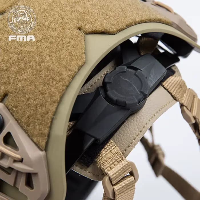 Casque balistique tactique FMA Caiman avec rail pour NVG