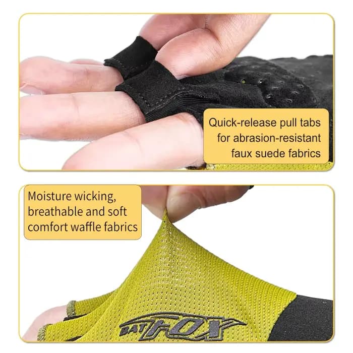 BATFOX VTT gant de cyclisme été Sports de plein air respirant XRD paume Pad antichoc vtt route vélo gants