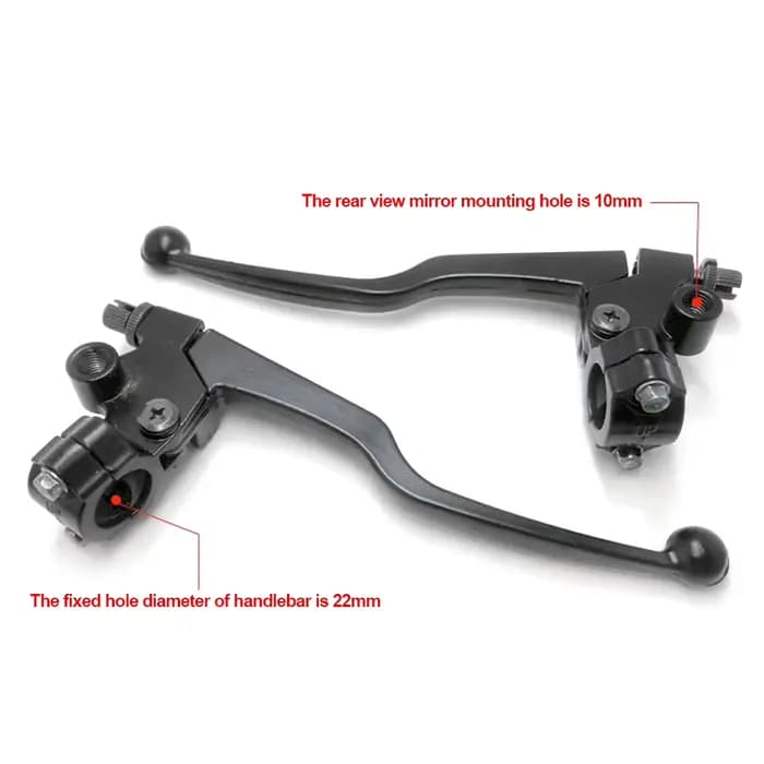 Leviers de frein et d'embrayage pour moto
