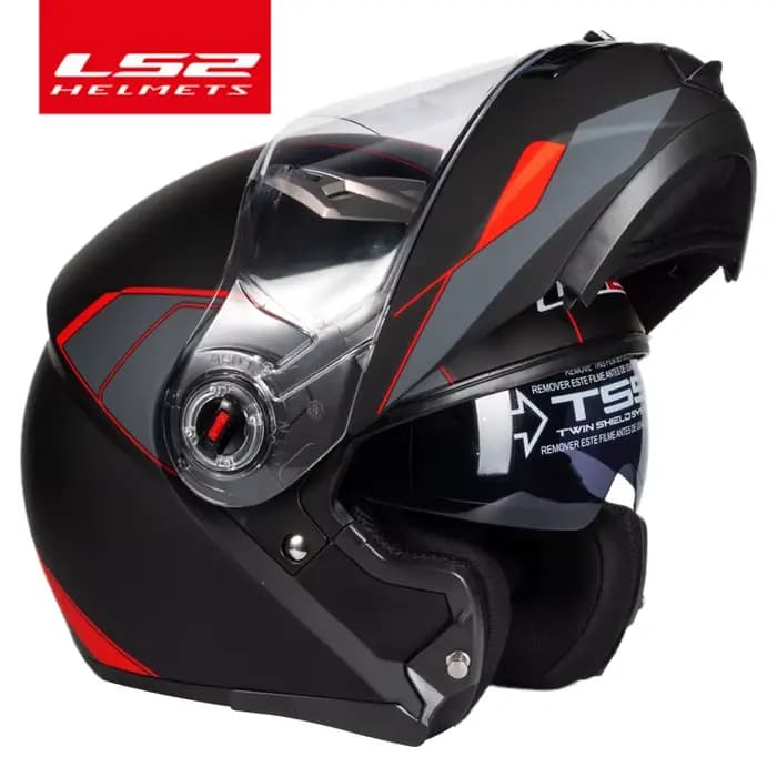 Casque de moto LS2 FF370 à double visière