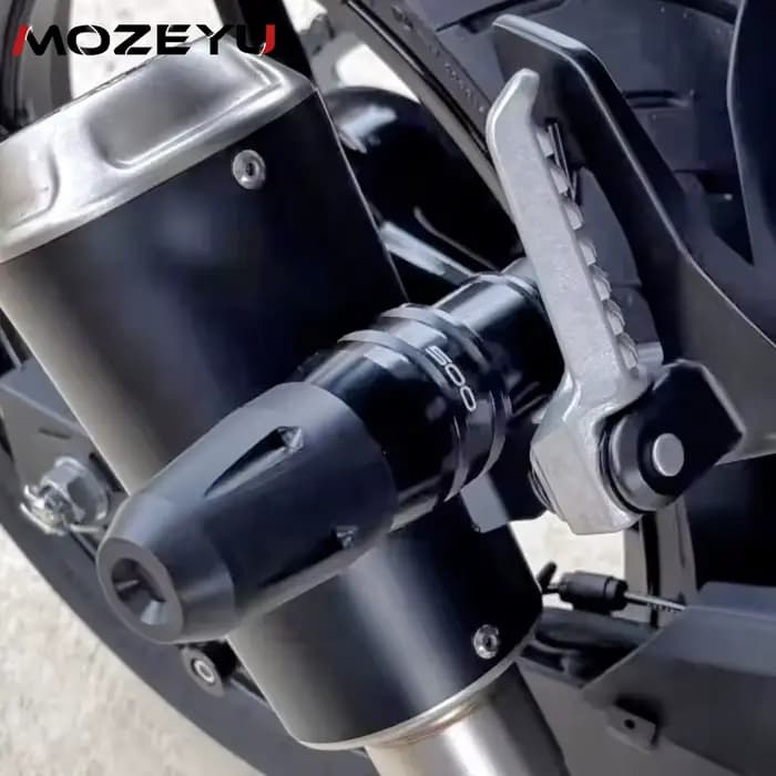 Accessoires de moto pour Kawasaki Z500 Ninja 500 Z 500 Ninja500 SE ABS 2026-2024 : Sliders d'échappement