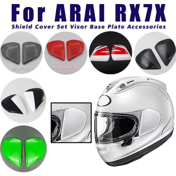 Ensemble de housses de bouclier pour casques de moto ARAI RX7X