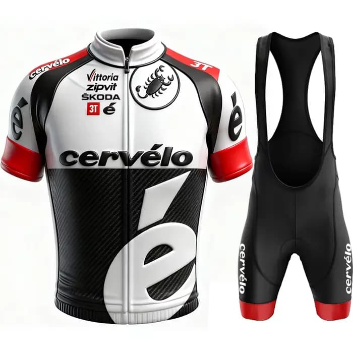 Combinaison de cyclisme pour hommes, maillot de vtt, ensemble short, bavoir, chemisier CERVELO, uniforme de vêtements de vélo de montagne, vêtements d'été pour vélo de route