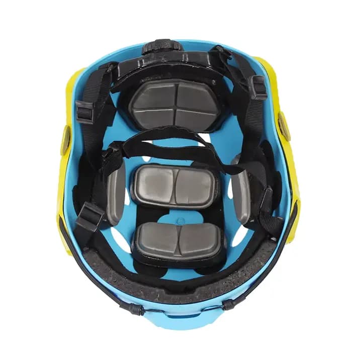Casque de chasse de sauvetage bleu