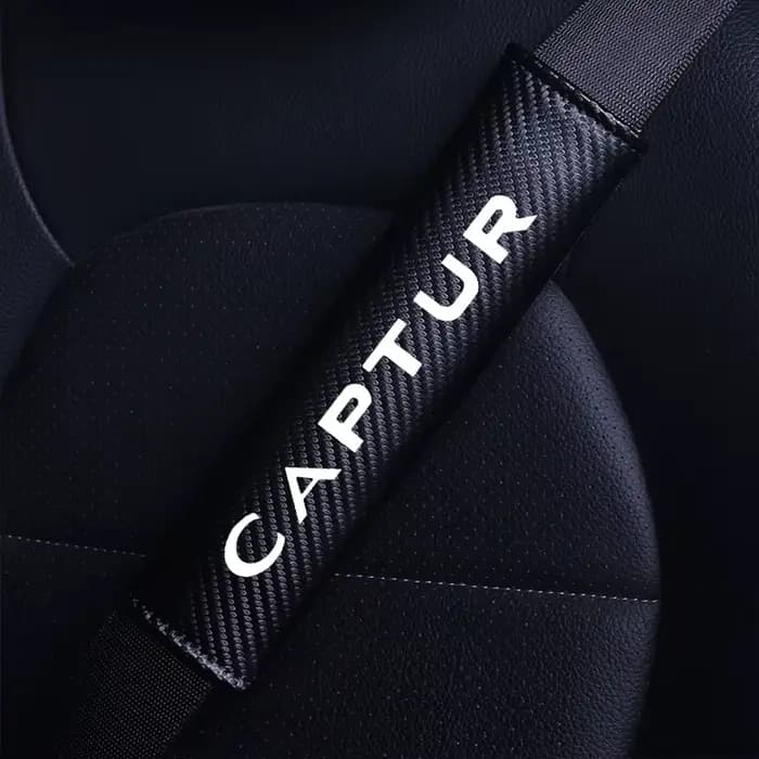 Housse de ceinture de sécurité de voiture, housse de ceinture de sécurité réglable, housses de sangle d'épaule pour renault Captur, accessoires, coussin de rembourrage de ceinture de sécurité