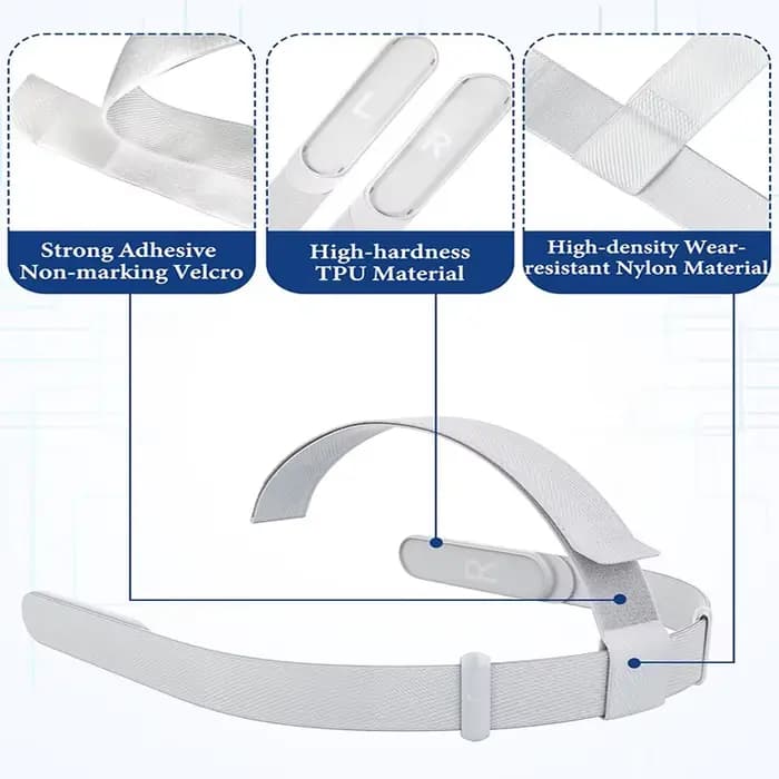 Sangle de tête de remplacement pour casque Oculus Quest 2, sangle de tête pour casque de réalité virtuelle Meta Quest 2 PC, accessoires VR