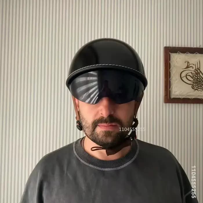 Casque De Moto rétro Casco