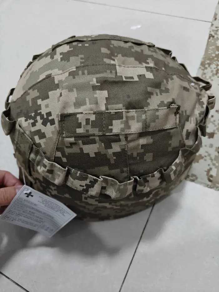 Housse de casque tactique en tissu de camouflage ukrainien mm14