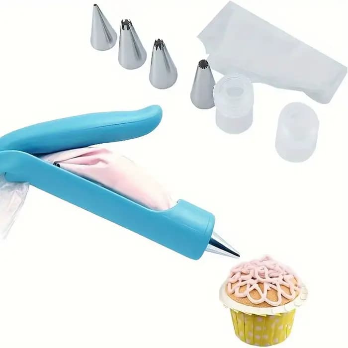 Ensemble d'outils de décoration de gâteaux, stylo de décoration de gâteaux, Kit d'outils de cuisson, sac de glaçage de pâtisserie, pistolet à presser pour crème à biscuits, fournitures de cuisson
