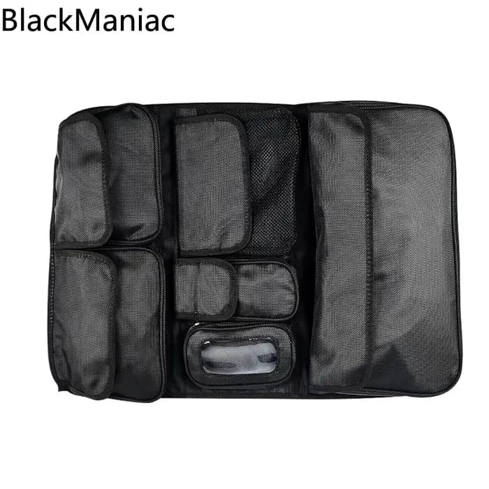 Sac de selle noir avec couvercle pour moto