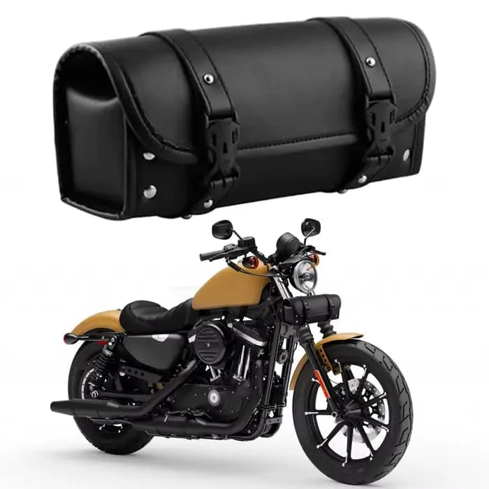 Sac à outils de moto étanche en cuir PU