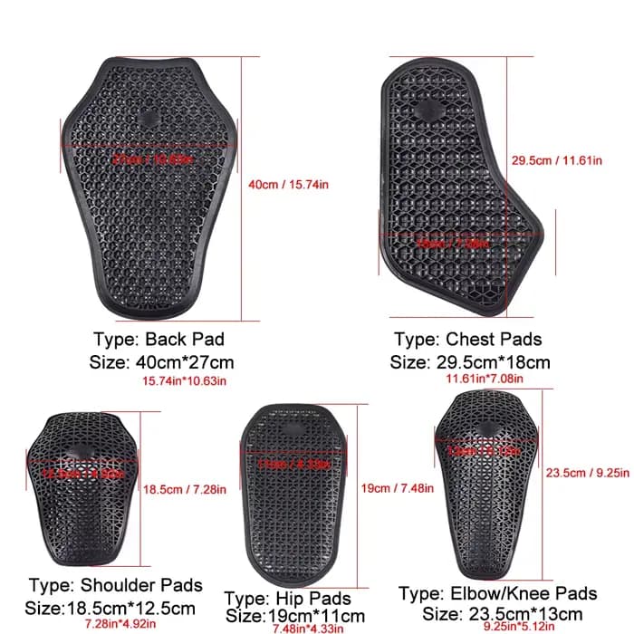 Armure de moto certifiée CE
