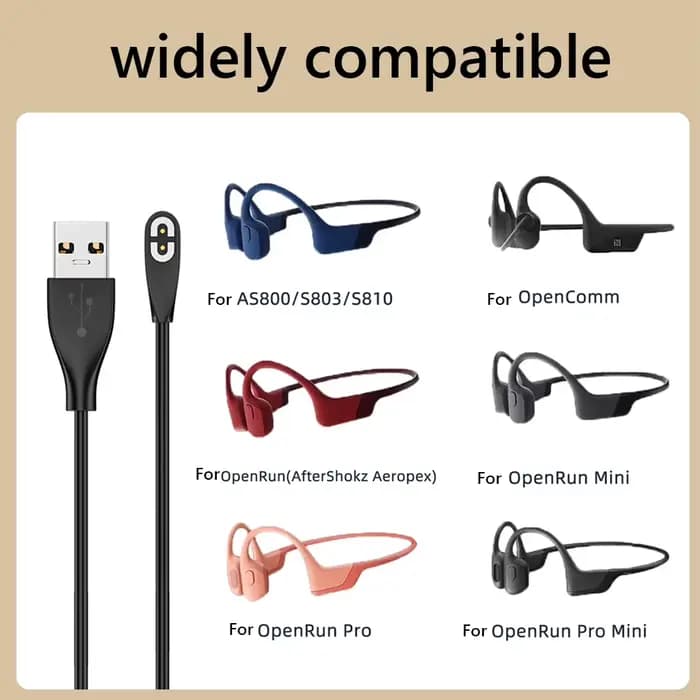 Sophia-Chargeur de casque à conduction pour Shokz