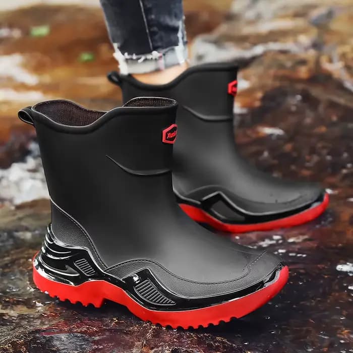 Nouvelles bottes de pluie mi-mollet pour hommes été 2026