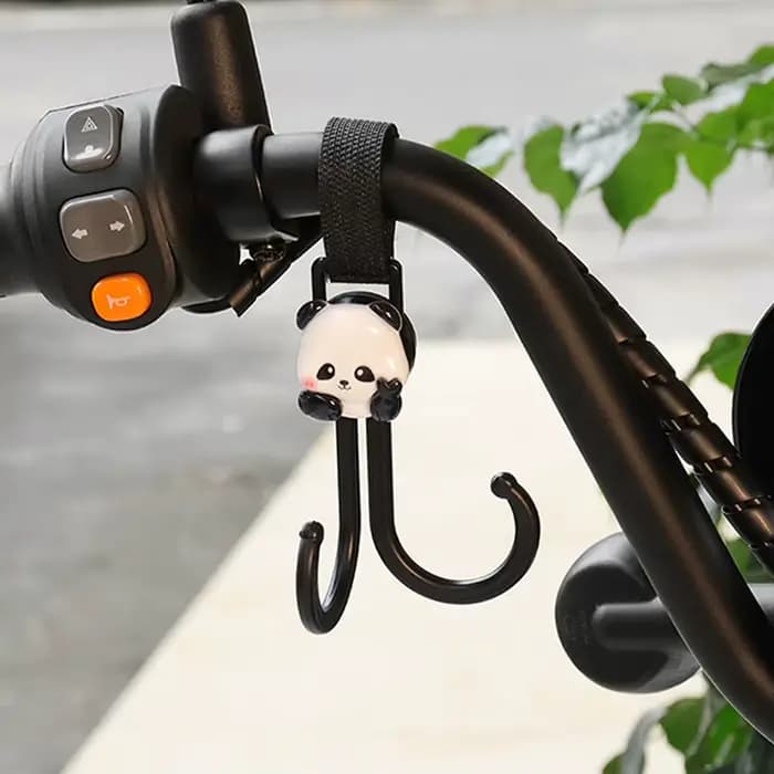 Barre à Main avec Double Crochets pour Moto et Vélo Électrique