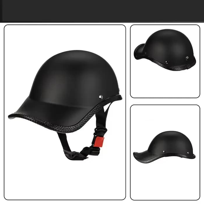 Casque de véloMoto MotocrossBicycle électriqueCasque de sécurité en cuir ABSCasque