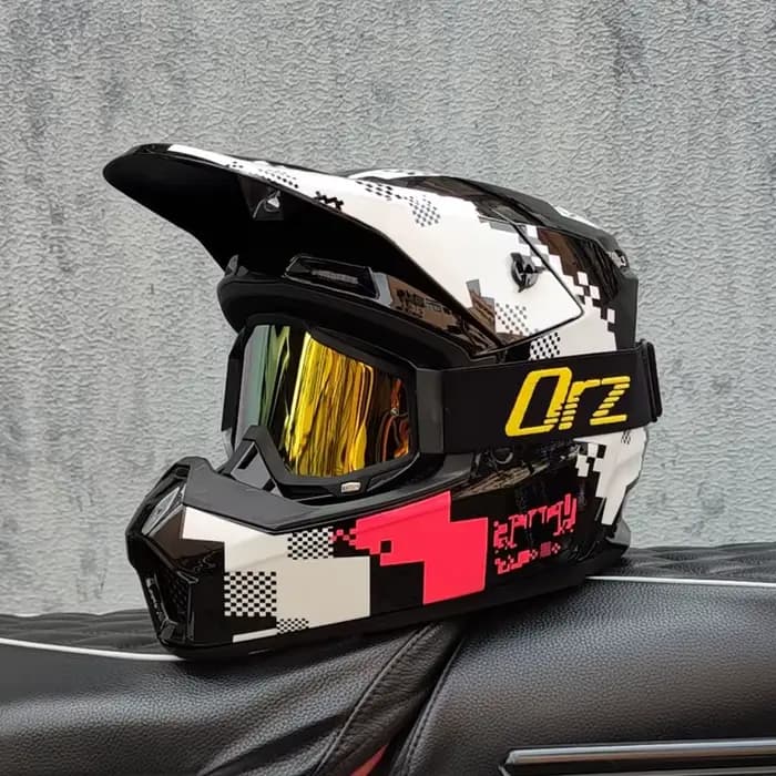 2025 dernier casque de Moto tout-terrain de haute qualité Cascos para Motos ATV VTT vitesse chute DH