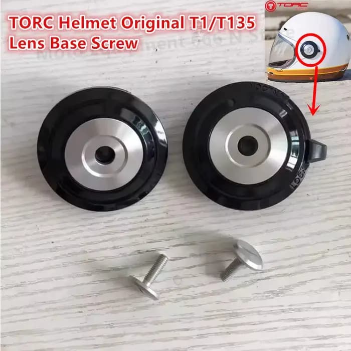 Base d'objectif T1 pour casque de moto TORC d'origine