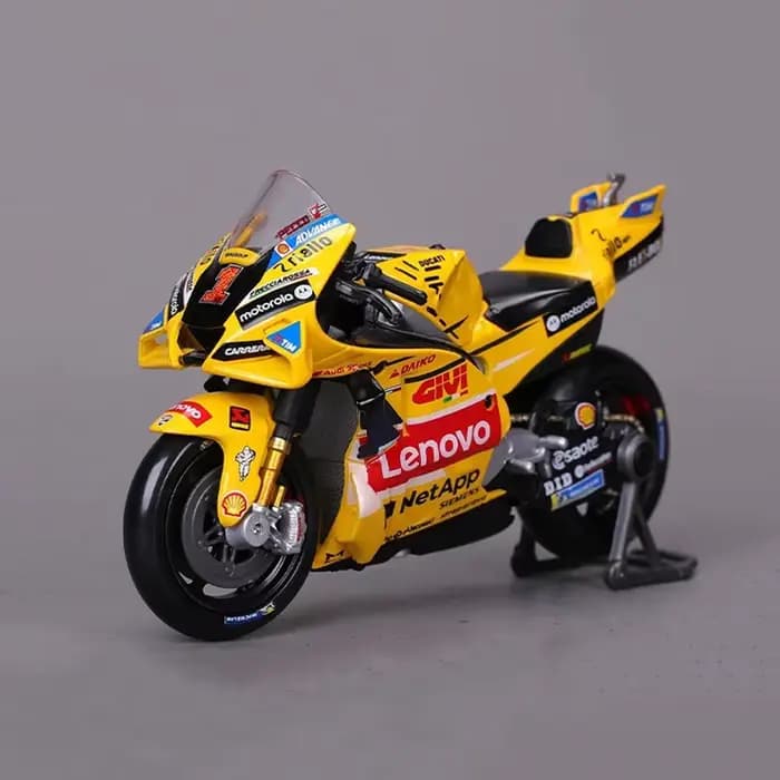 Nouveau en Stock Maisto 1:18 Ducati Lenovo Team 2024 série Champion Version Misano livrée alliage Miniature