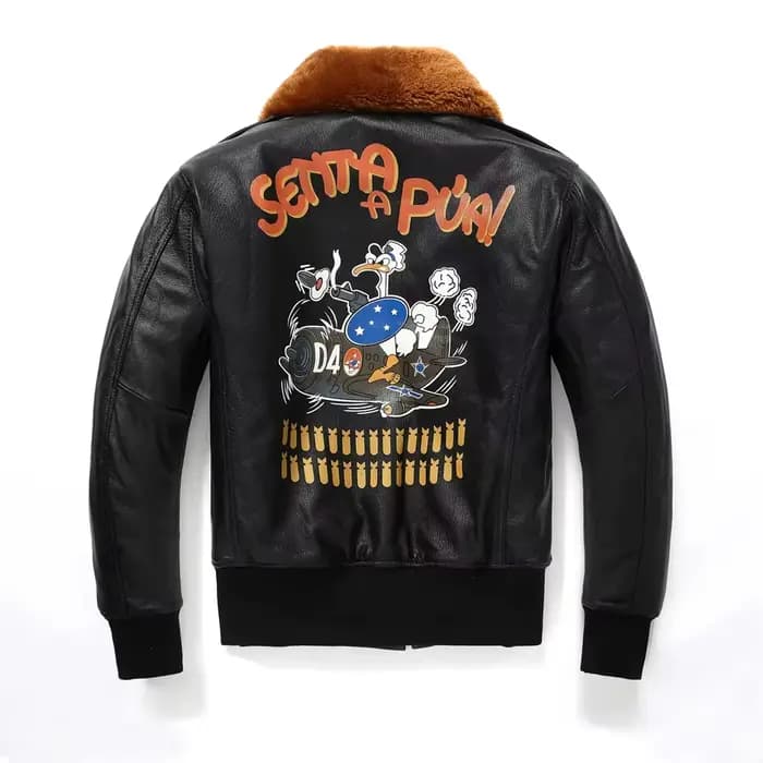 Veste en cuir de style militaire pour homme, manteau en cuir de vol, véritable peau de mouton douce naturelle, noir, hiver, taille européenne, pilote, B10