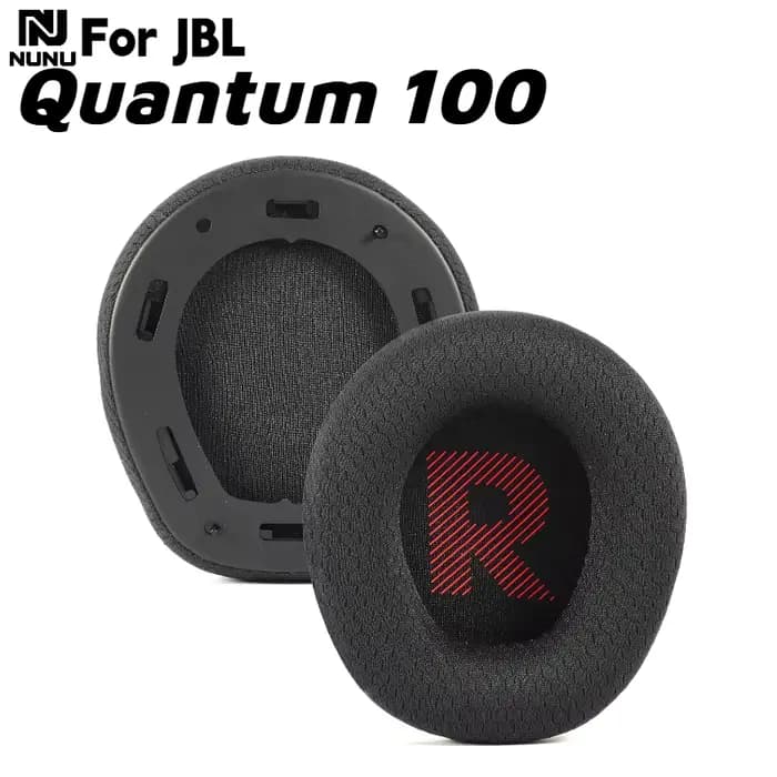 Coussinets d'oreille en filet respirant de remplacement / coussin de bandeau pour casque JBL Quantum 100