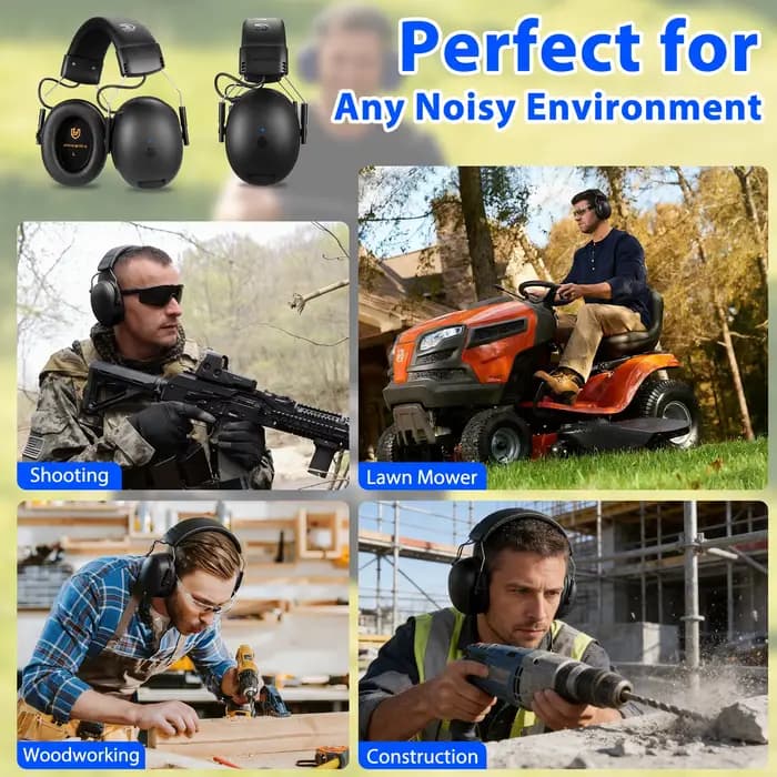 Casque de protection auditive YAKEMA avec Bluetooth 6.0