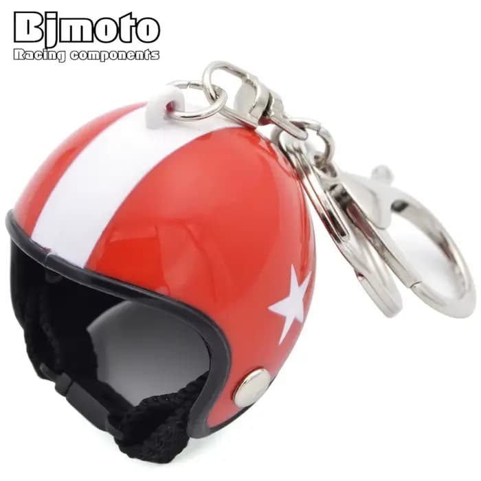 BJMOTO mode voiture moto casque porte-clés